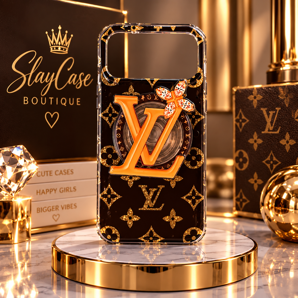 Golden LV Butterfly